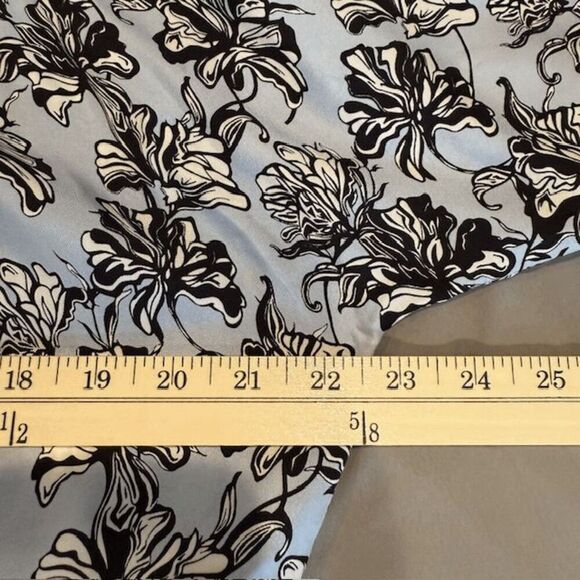 Robert Rodriguez 100% Silk Blouse Open Ruffle Sleeve Tie Neck Elastic Waist XS - Picture 7 of 10